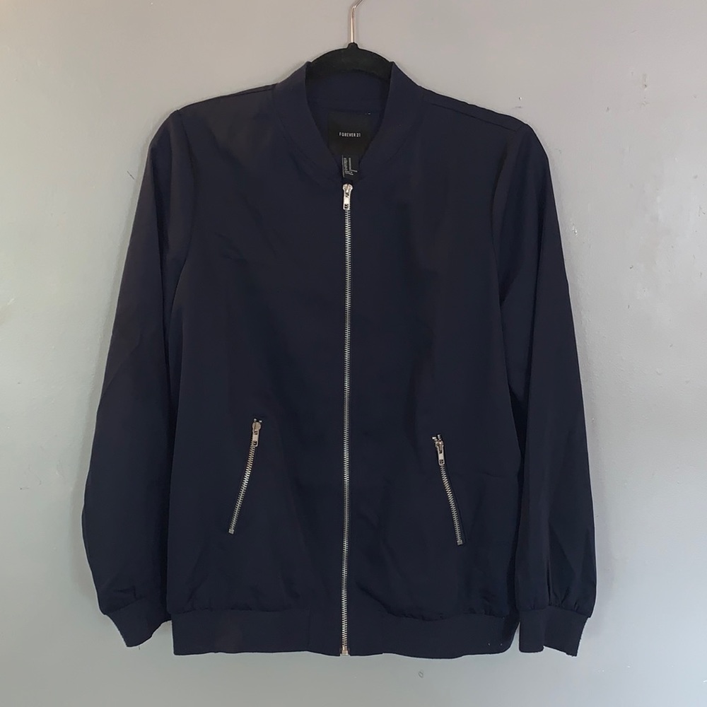 Forever21 polyester “bomber” jacket